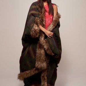 Grizzly Throw - Brown/Green